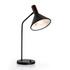 Cullen Task Lamp In Black Leather by FOUR HANDS