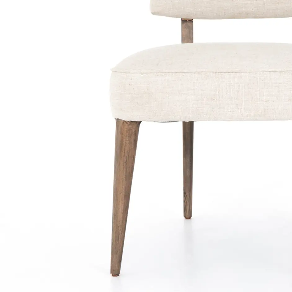 Orville Dining Chair In Cambric Ivory by FOUR HANDS