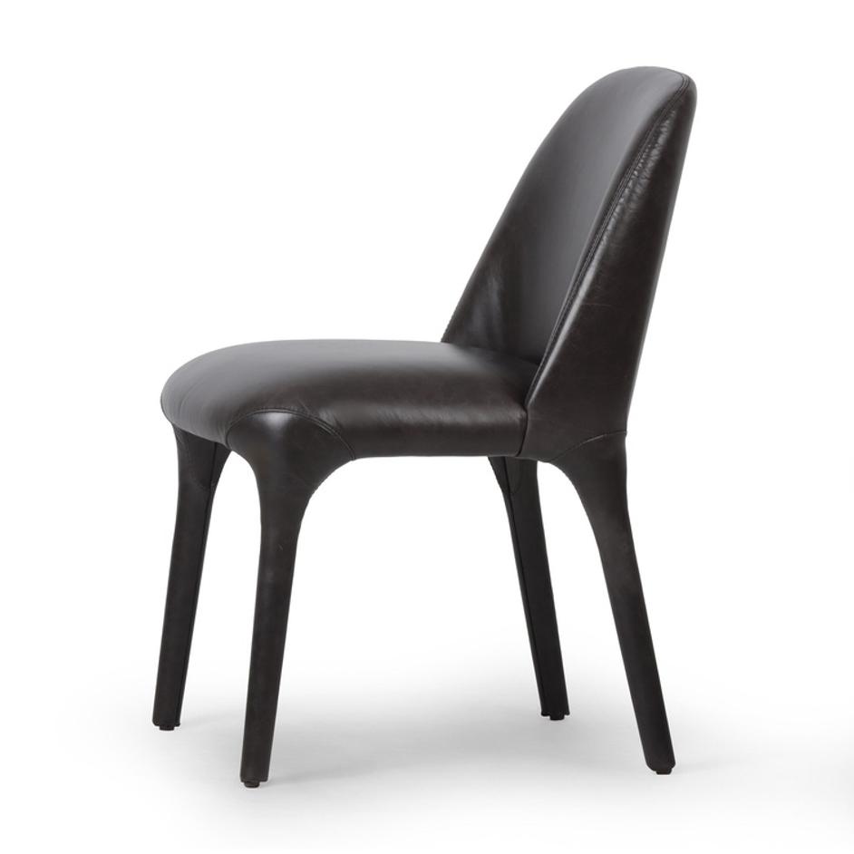 Bensen Dining Chair In Sonoma Black by Four Hands