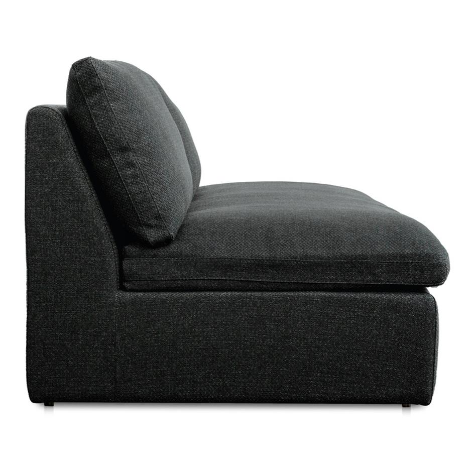 Miles Outdoor Sofa Speckled Charcoal by Moes Home