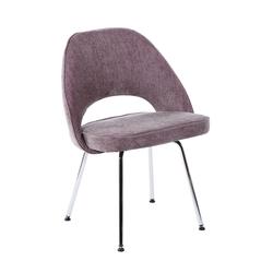 Johnson Dining  Side Chair - Heathered velvet purp by GALLA HOME