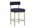 Seneca Counter Stool - Antique Brass - Arena Navy by Sunpan