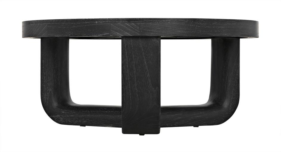 Joel Coffee Table, Cinder Black by Noir Furniture