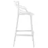 Gaile Bar Stool In White by Modway Furniture