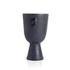 Anillo Wide Vase - Matte Black Ceramic by Four Hands