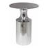 RASSA POLISHED SILVER ACCENT TABLE by Moes Home