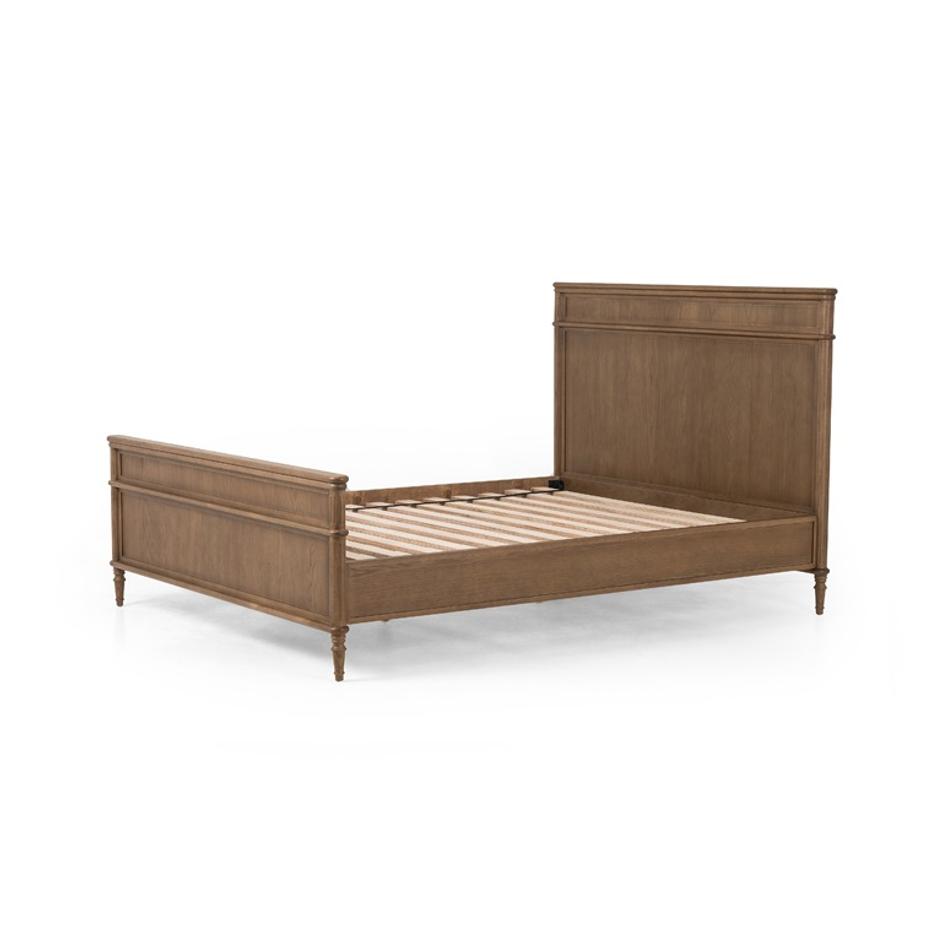 Toulouse Bed In Toasted Oak In King by FOUR HANDS