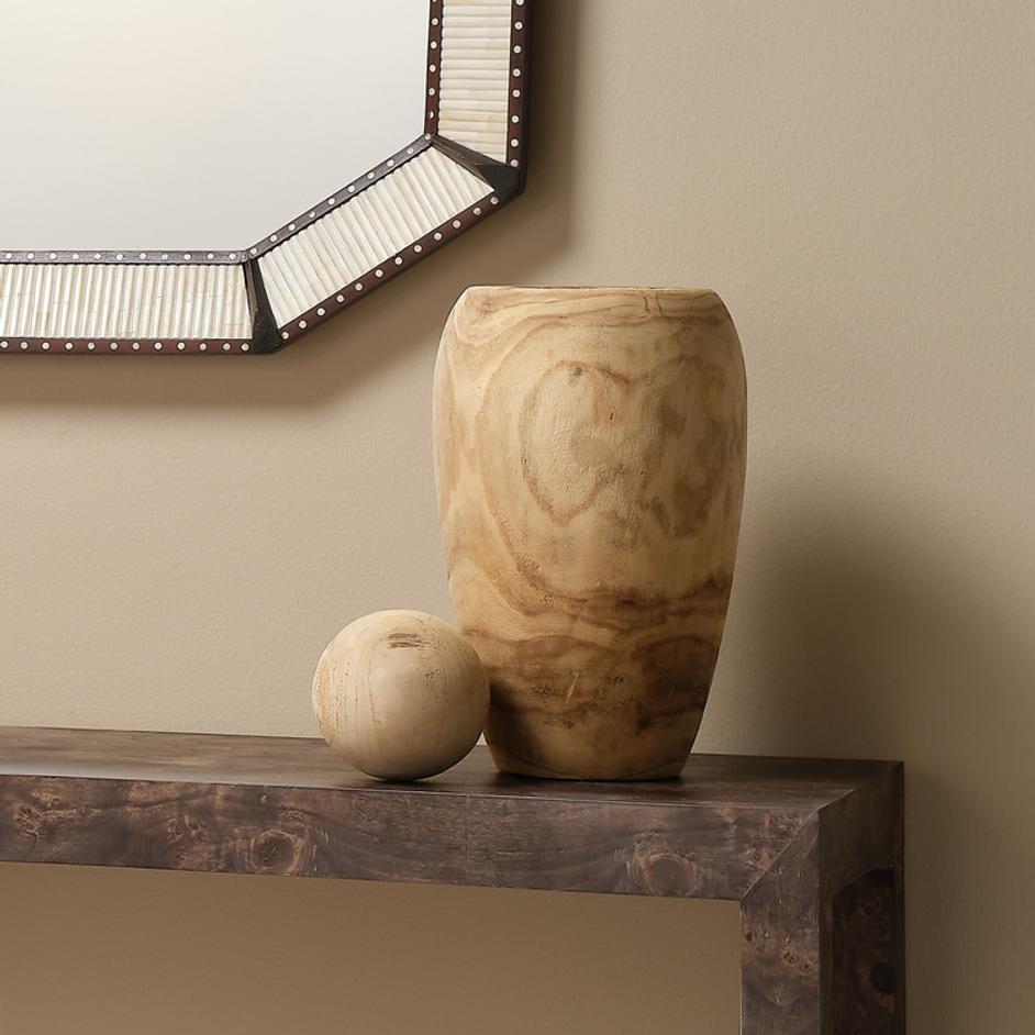 Ojai Wooden Decorative Vase by Jamie Young