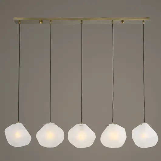 Geodesic 5 Light Linear Pendant by Uttermost