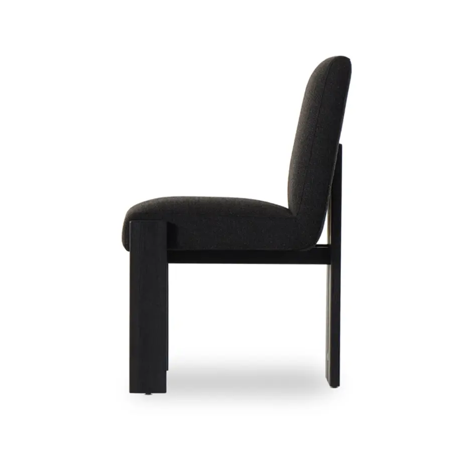 Roxy Dining Chair In Gibson Black by FOUR HANDS