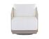 ALLARIZ SWIVEL ARMCHAIR - GREIGE - STINSON WHITE by Sunpan