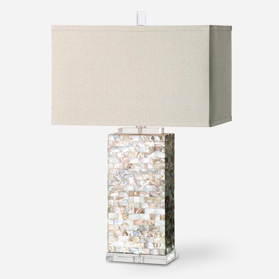 Aden Capiz Shell Lamp by Uttermost