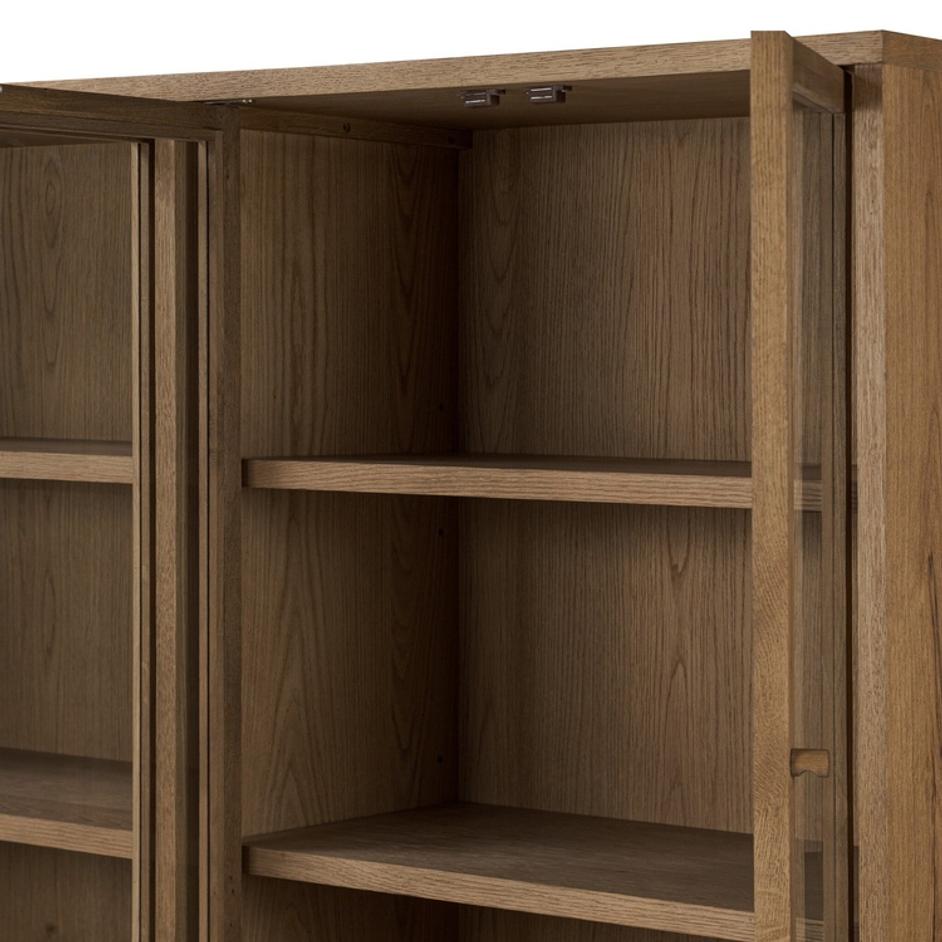 Bergstrom Cabinet - Warm Natural Oak Veneer by Four Hands