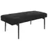 Olivier Modern Black Bench by Uttermost