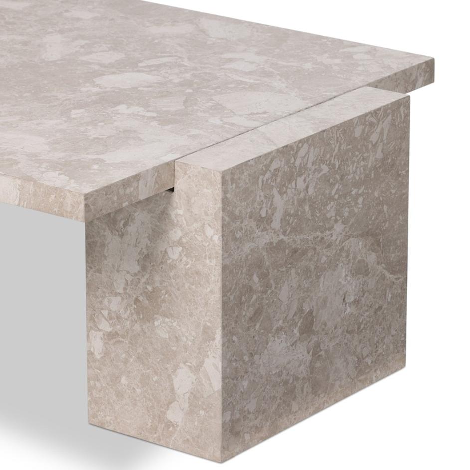 Romano Coffee Table - Lunar Marble by Four Hands