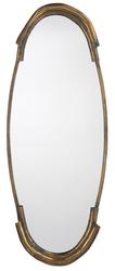 Margaux Metal Oval Wall Mirror, Antique Brass by Jamie Young