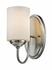 Cardinal 1 Light Wall Sconce in Brushed Nickel Finish by Z-Lite