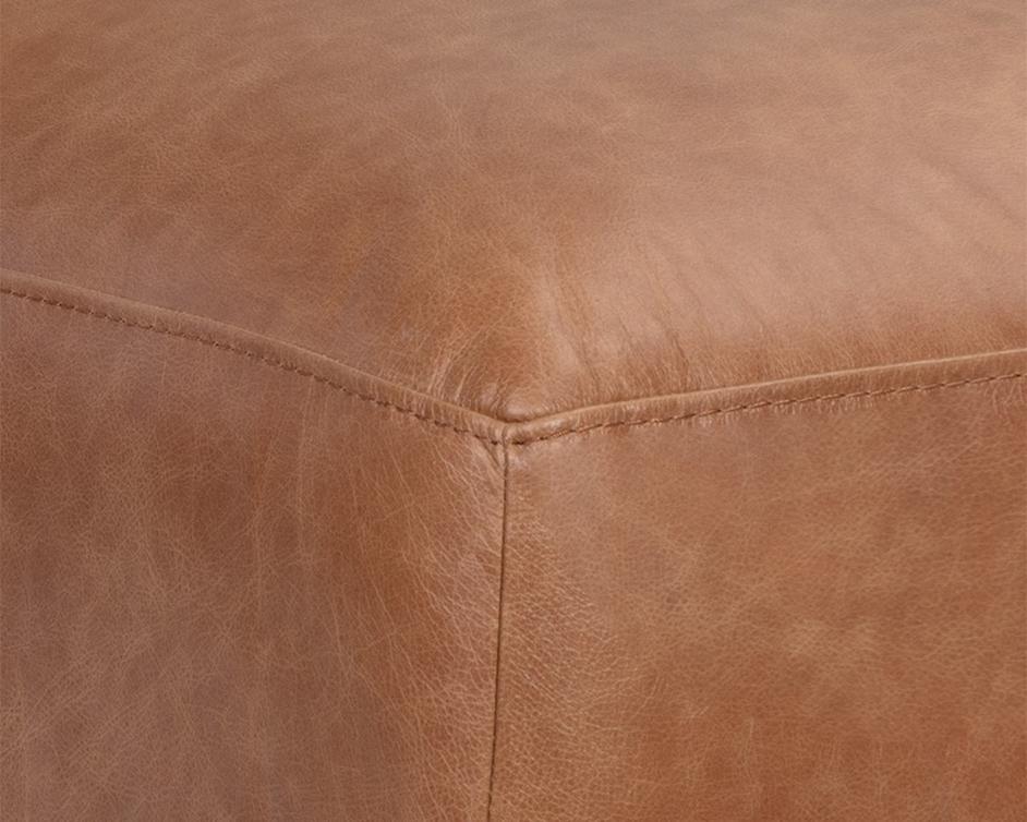 Watson Modular - Armless Chair - Marseille Camel Leather by Sunpan