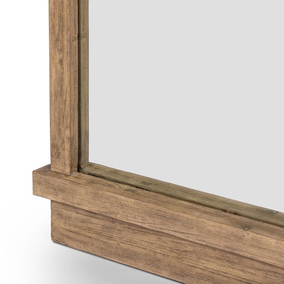 Ledge Floor Mirror - Distressed Light Pine by Four Hands