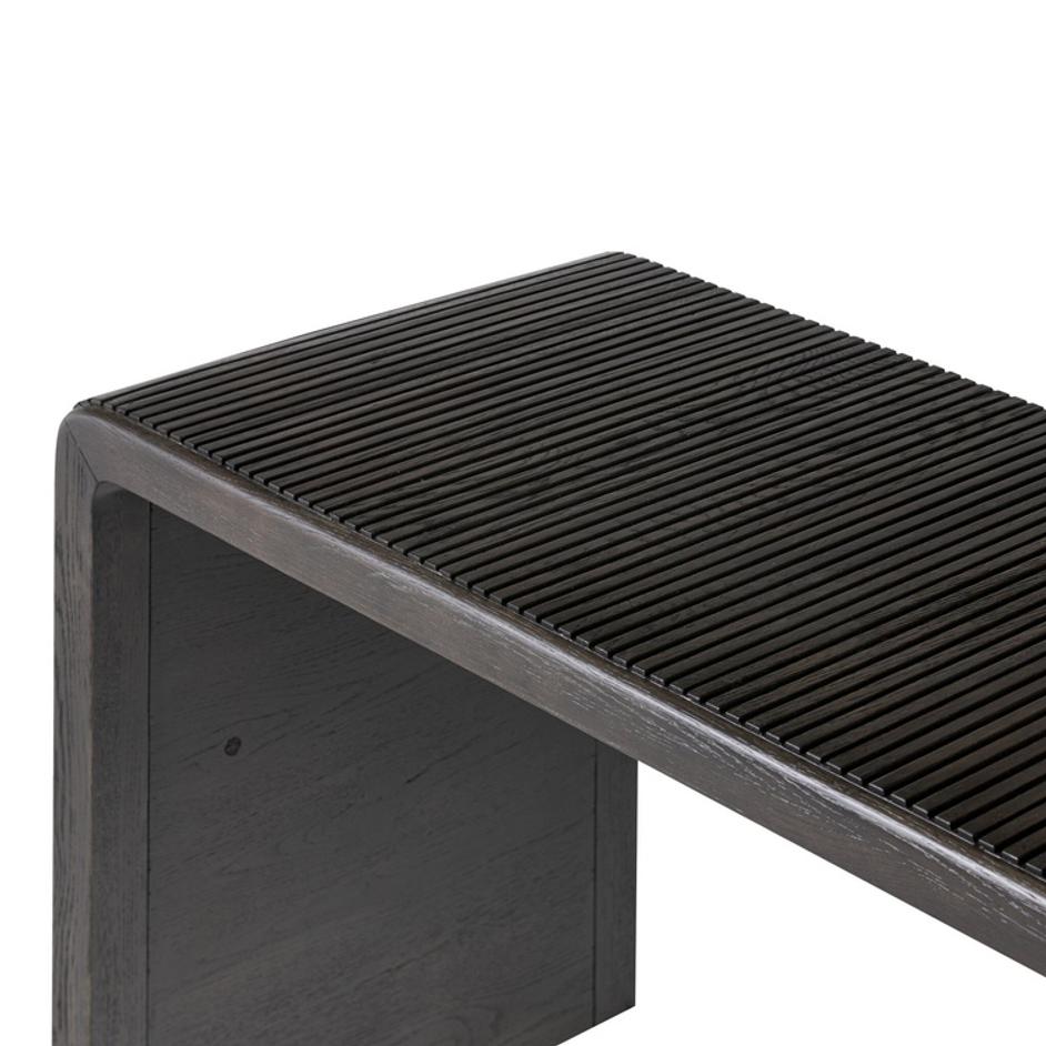 Leo Console Table - Smoked Black by Four Hands