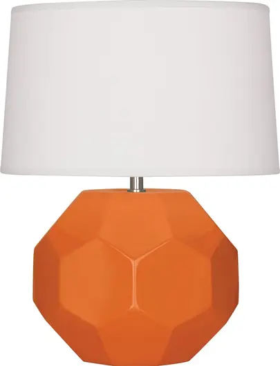 Pumpkin Franklin Accent Lamp by Robert Abbey