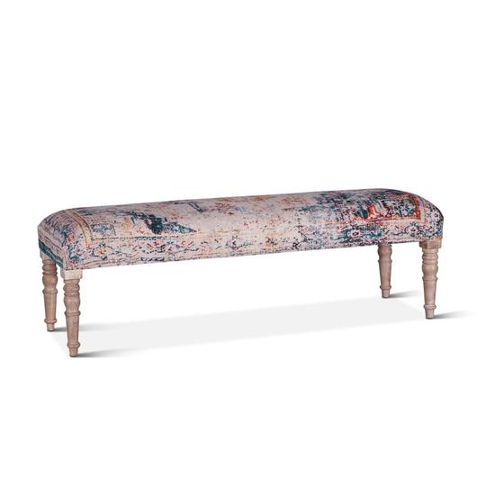 Marrakech Bench 60" Turquoise by Home Trends & Design