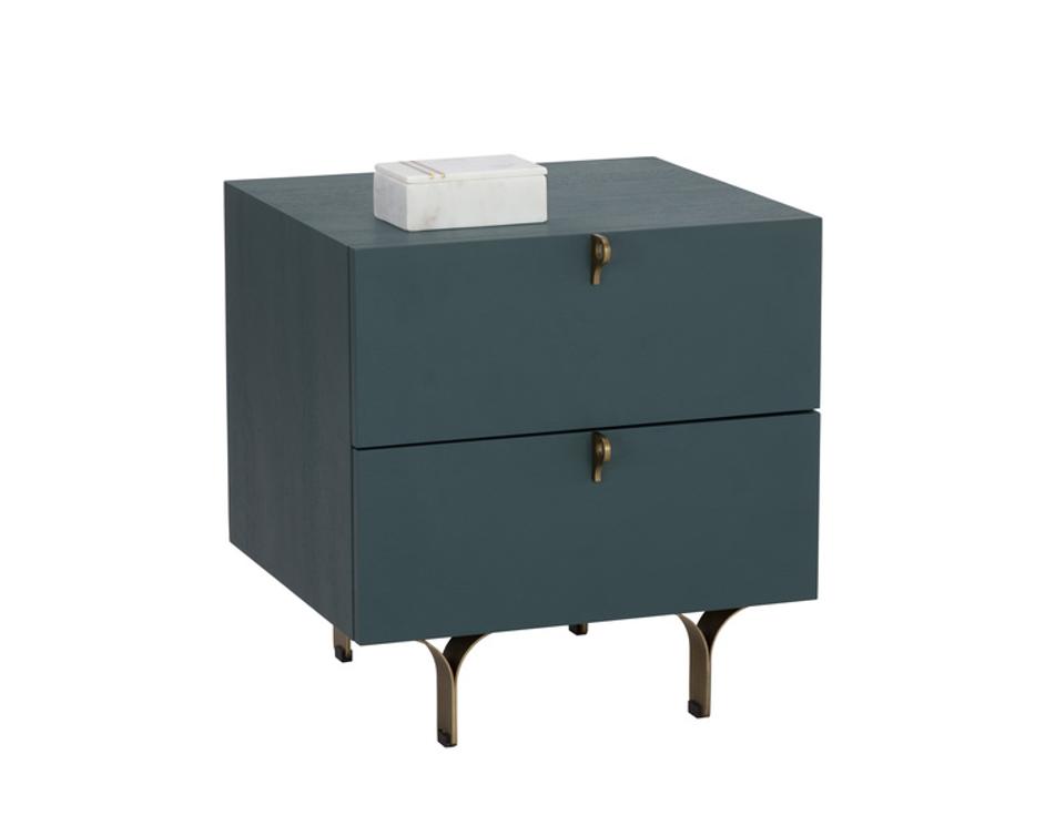CELINE NIGHTSTAND - SMALL - TEAL by Sunpan