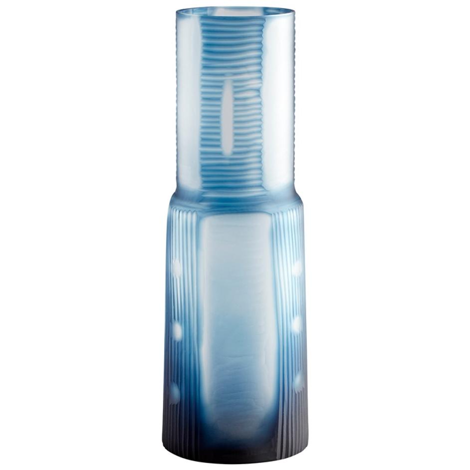 Large Olmsted Vase in Blue by Cyan Design