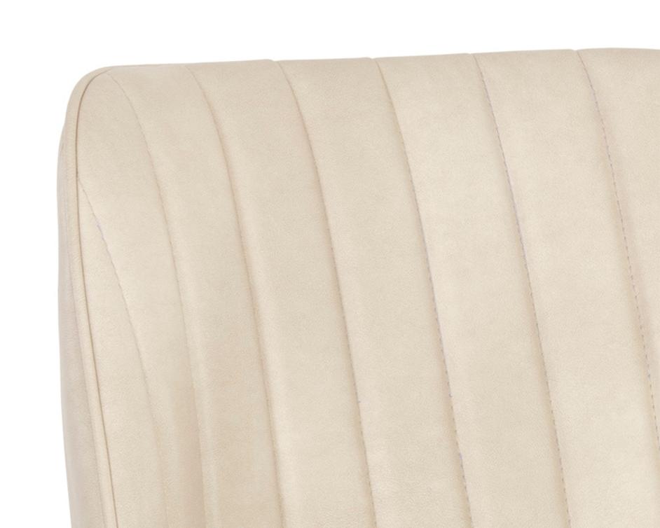 CLINTON DINING CHAIR - BRONZE - BRAVO CREAM by Sunpan