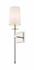 Camila 1 Light Wall Sconce in Polished Nickel Finish by Z-Lite