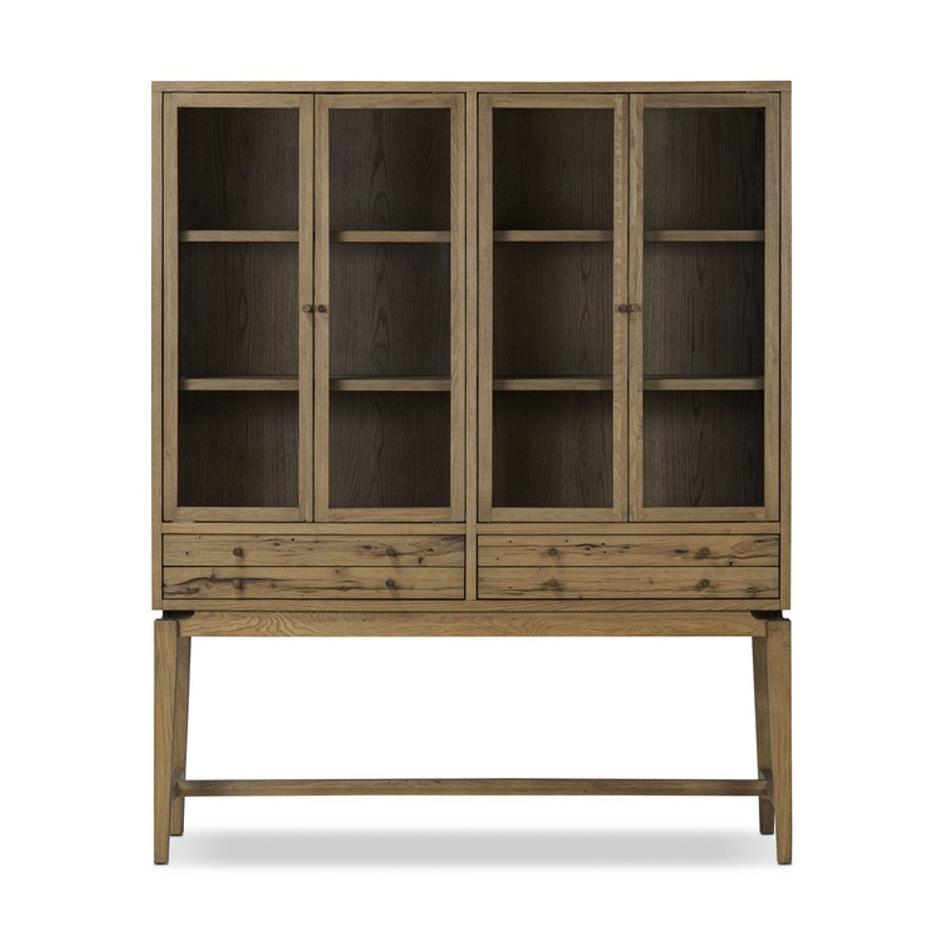 Bergstrom Cabinet - Warm Natural Oak Veneer by Four Hands