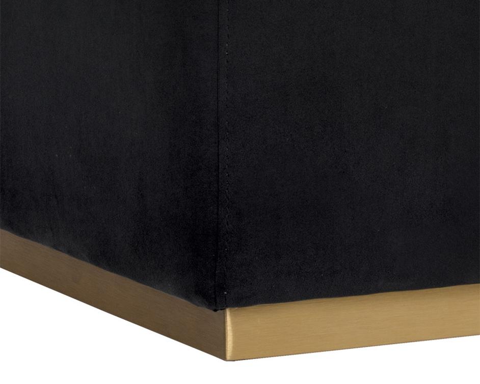 Zane Wheeled Lounge Chair - Abbington Black by Sunpan