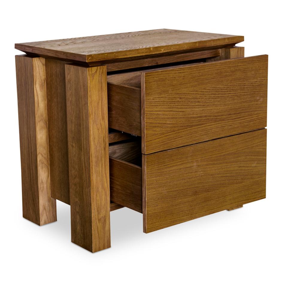 Brook Nightstand Country Oak by Moes Home