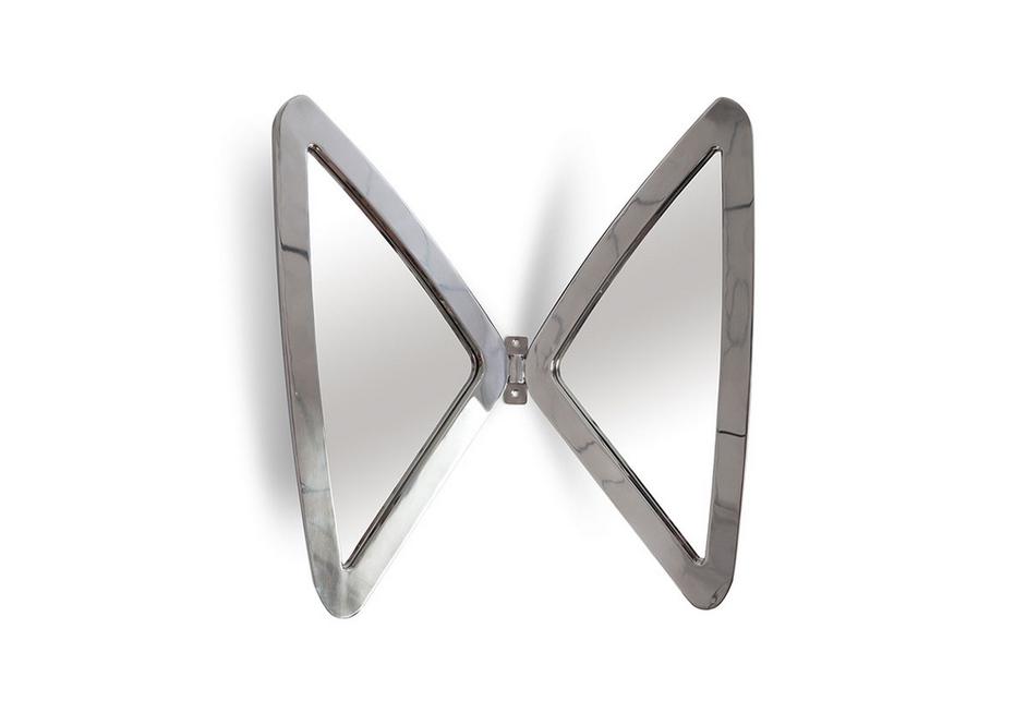 Butterfly Mirror, Stainless Steel by PHILLIPS COLLECTION