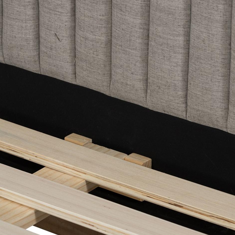 Montgomery Bed In Savile Flannel In Queen by FOUR HANDS