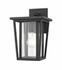 Seoul 1 Light Outdoor Wall Sconce in Black Finish by Z-Lite