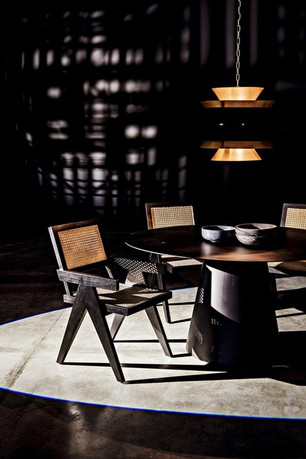 Arion Pendant, Steel with Brass Finish by Noir Furniture