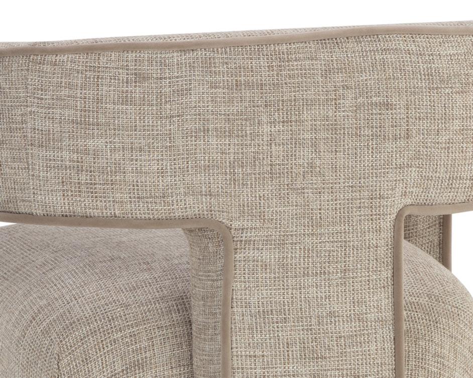 KRASNER DINING ARMCHAIR - RHAPSODY SAND by Sunpan
