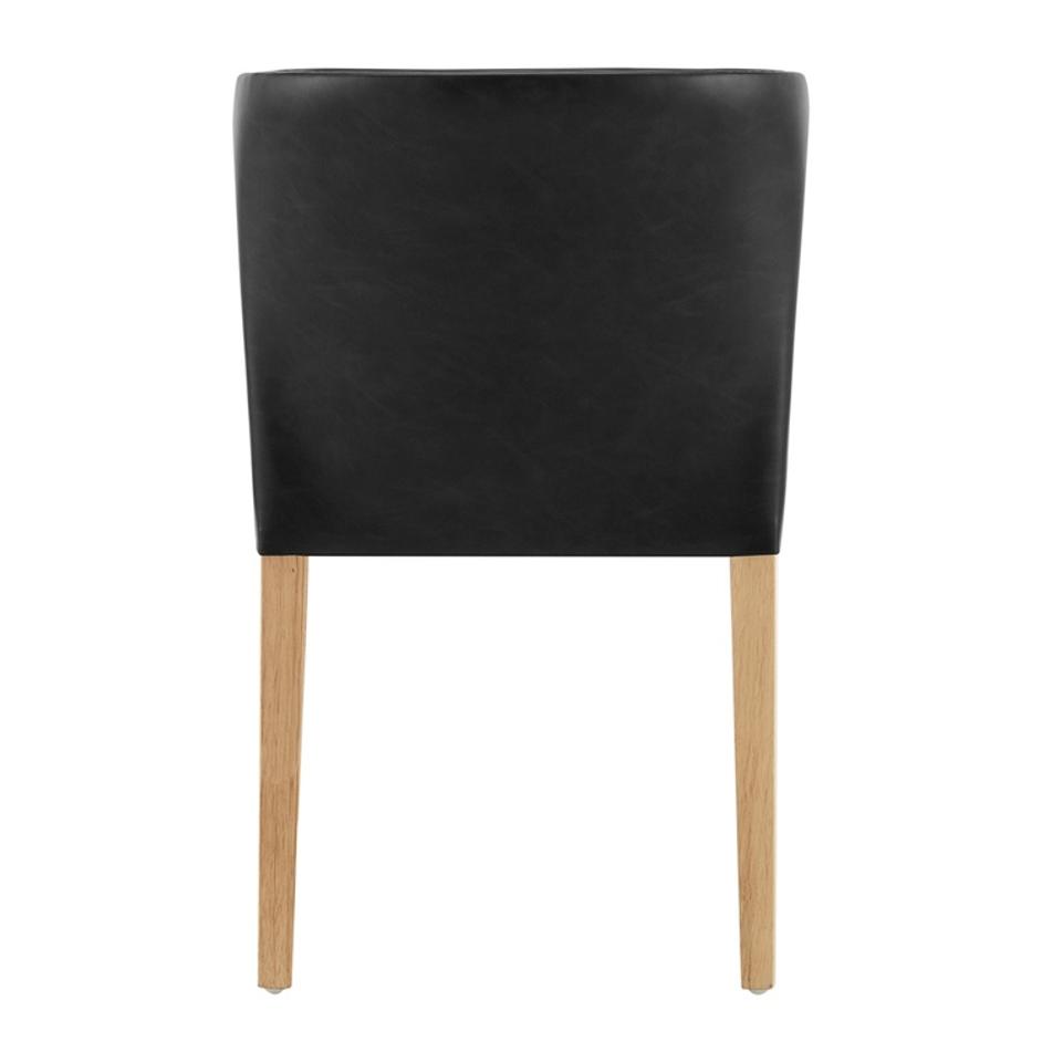Albie KD PU Dining Side Chair, Casa Black by New Pacific Direct