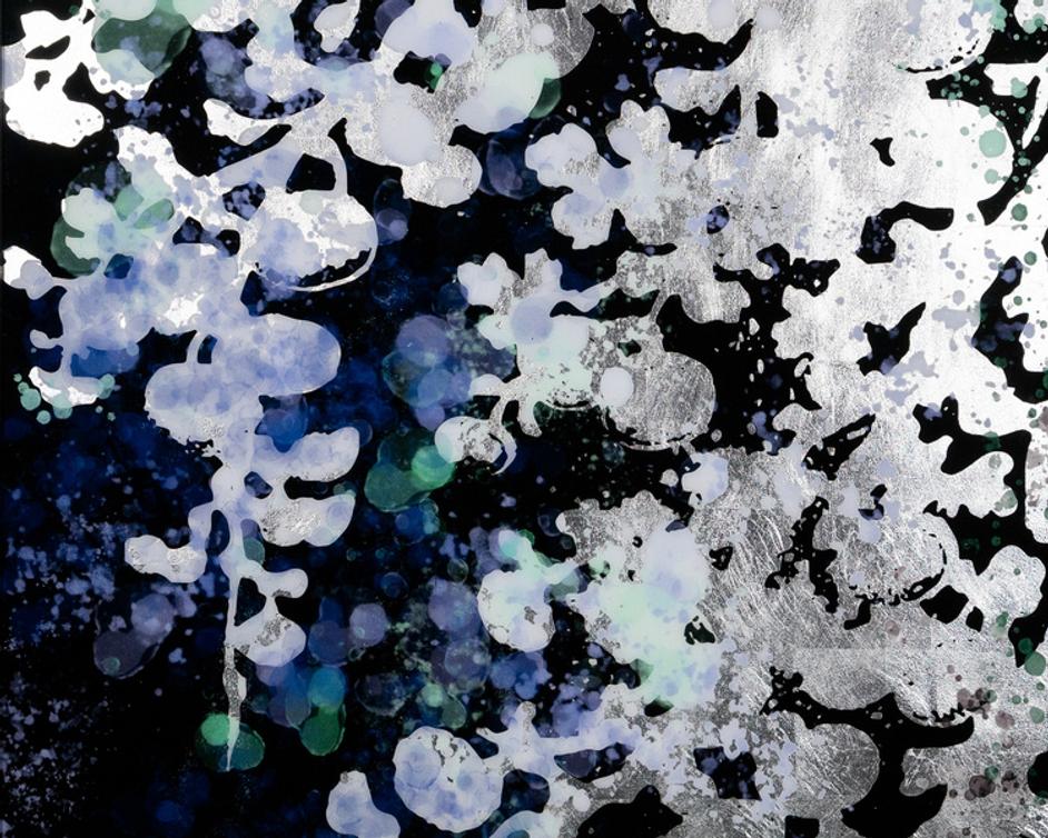 FLORAL FANTASY (SET OF 2) - 40" X 60" - CHARCOAL FRAME by Sunpan