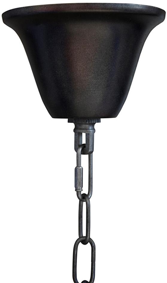 Lex Chandelier, Black Steel by Noir Furniture