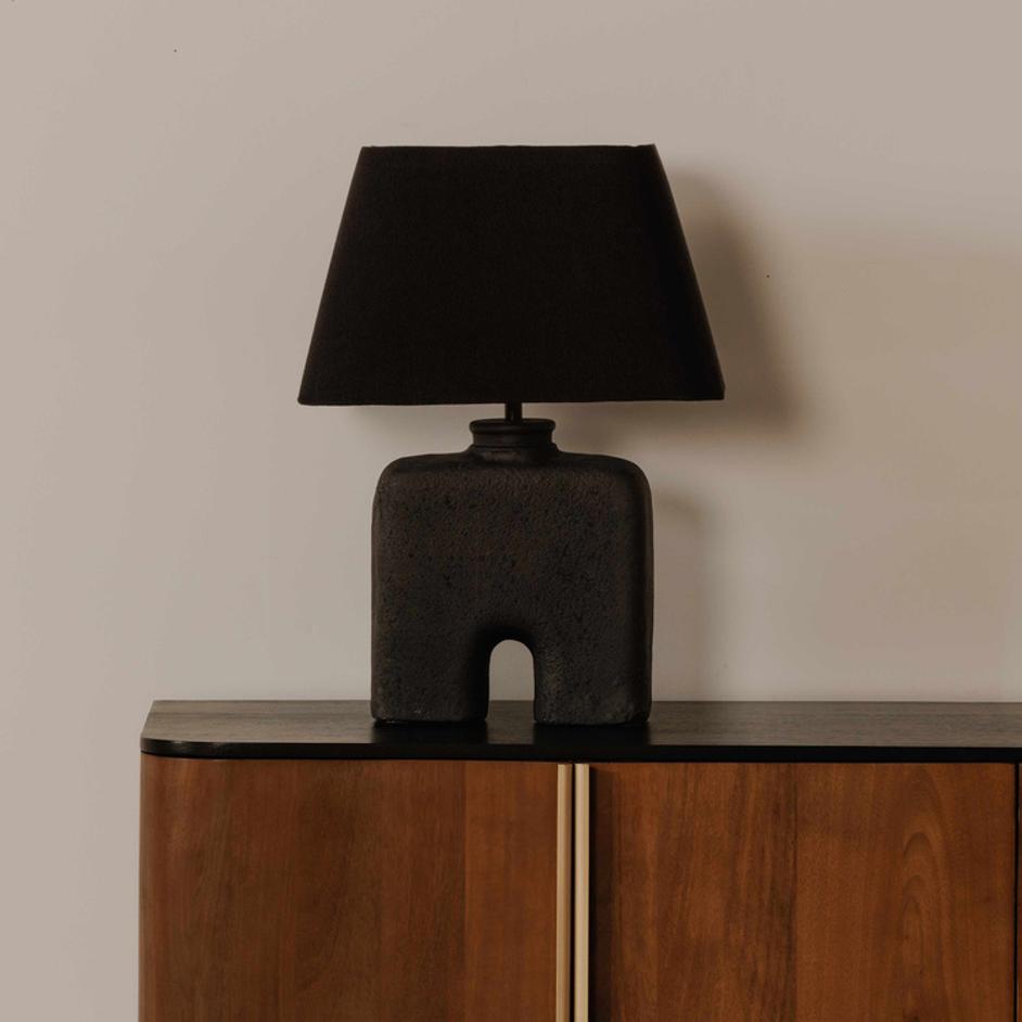Yara Table Lamp Black by Moes Home