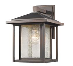 Aspen 1 Light Outdoor in Oil Rubbed Bronze Finish by Z-Lite