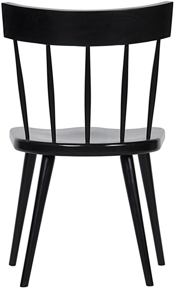 Esme Chair, Hand Rubbed Black by Noir Furniture