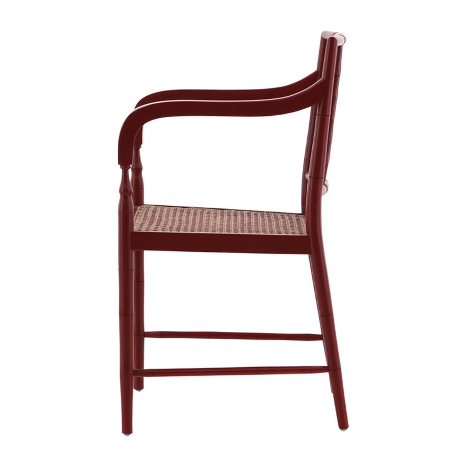Red Reynolds Arm Chair by Furniture Classics