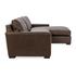 Coburn Leather Right Chaise Sofa Landscape by Classic Home