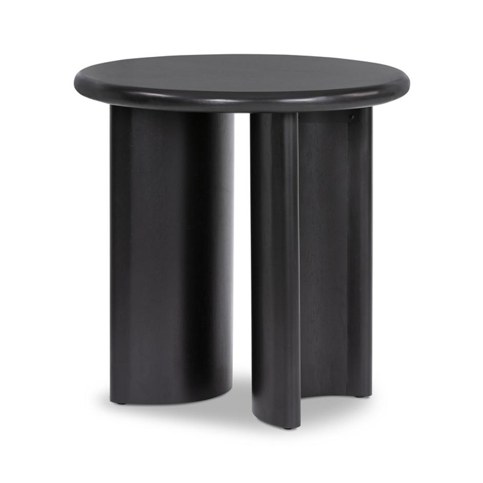 Paden End Table - Aged Black Acacia by Four Hands