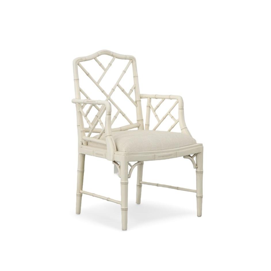 White Sawyer Arm Chair by Furniture Classics