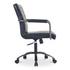 Roy Office Chair Black Leather by Moes Home