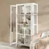 Milroy Reclaimed Pine Tall Cabinet Antique White by Classic Home